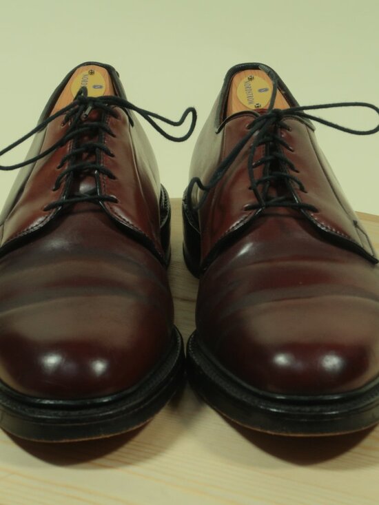 Allen Edmonds Leeds Shell Cordovan Dress Shoes Mens 8.5D Brown PTB main image 7